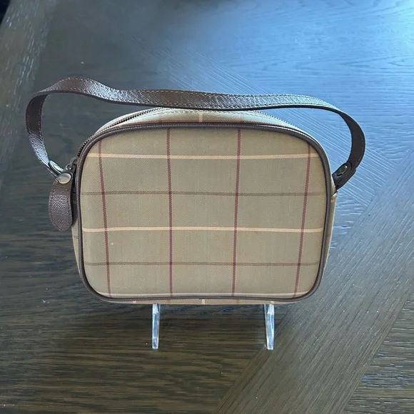 Burberrys House Check Nova Check Vintage HandBag EXCELLENT CONDITION 5.51x7.9” - Picture 3 of 8